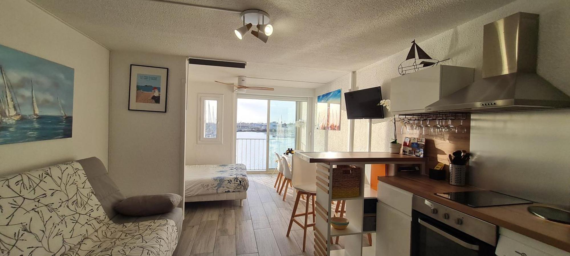Appartement Vue Exceptionnelle Sur La Mer, Piscine, Parking Prive - Sur L'Ile Des Pecheurs Agde Exteriér fotografie